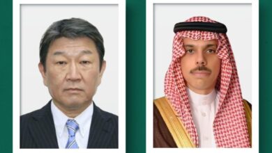 المملكة: هاتفيًا.. وزير الخارجية يبحث مستجدات الأوضاع مع نظيره الياباني
